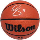 DeMar DeRozan Autographed Indoor Outdoor Authentic Game Series Basketball Kings, Bulls Beckett BAS Witness Stock #209346