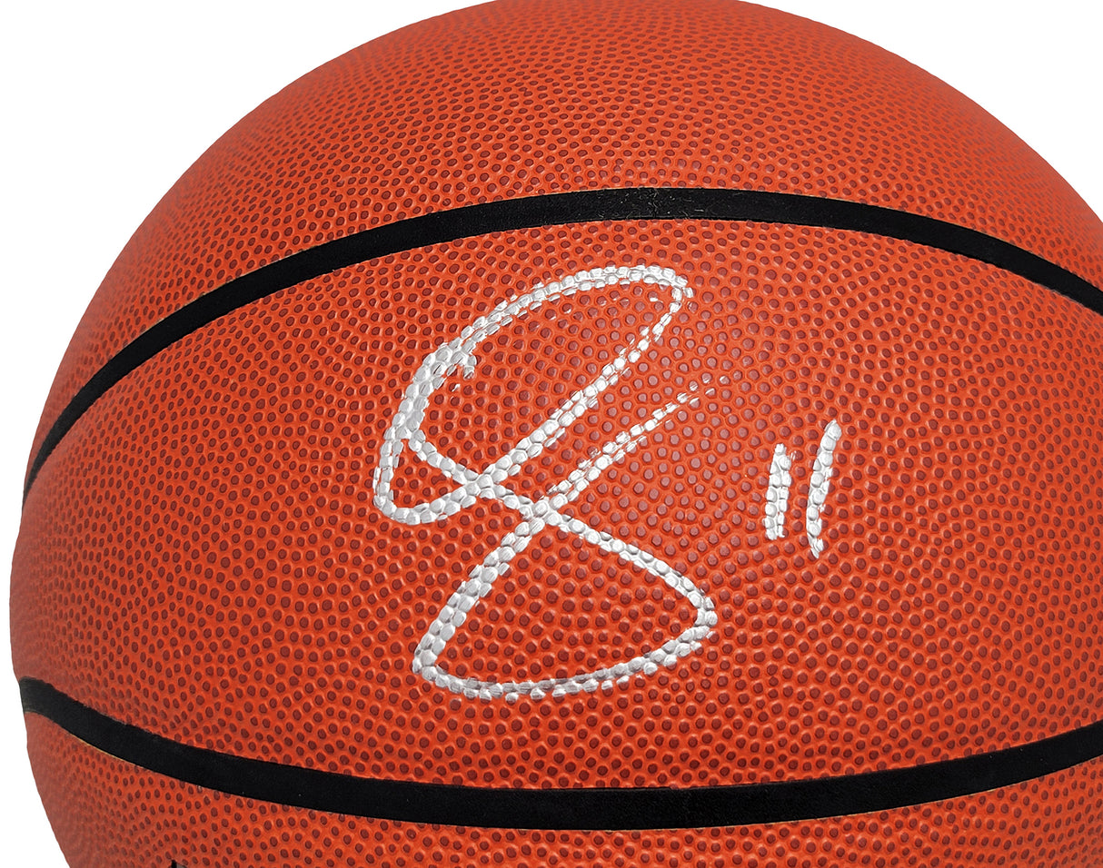 DeMar DeRozan Autographed Indoor Outdoor Authentic Game Series Basketball Chicago Bulls Beckett BAS Witness Stock #209346