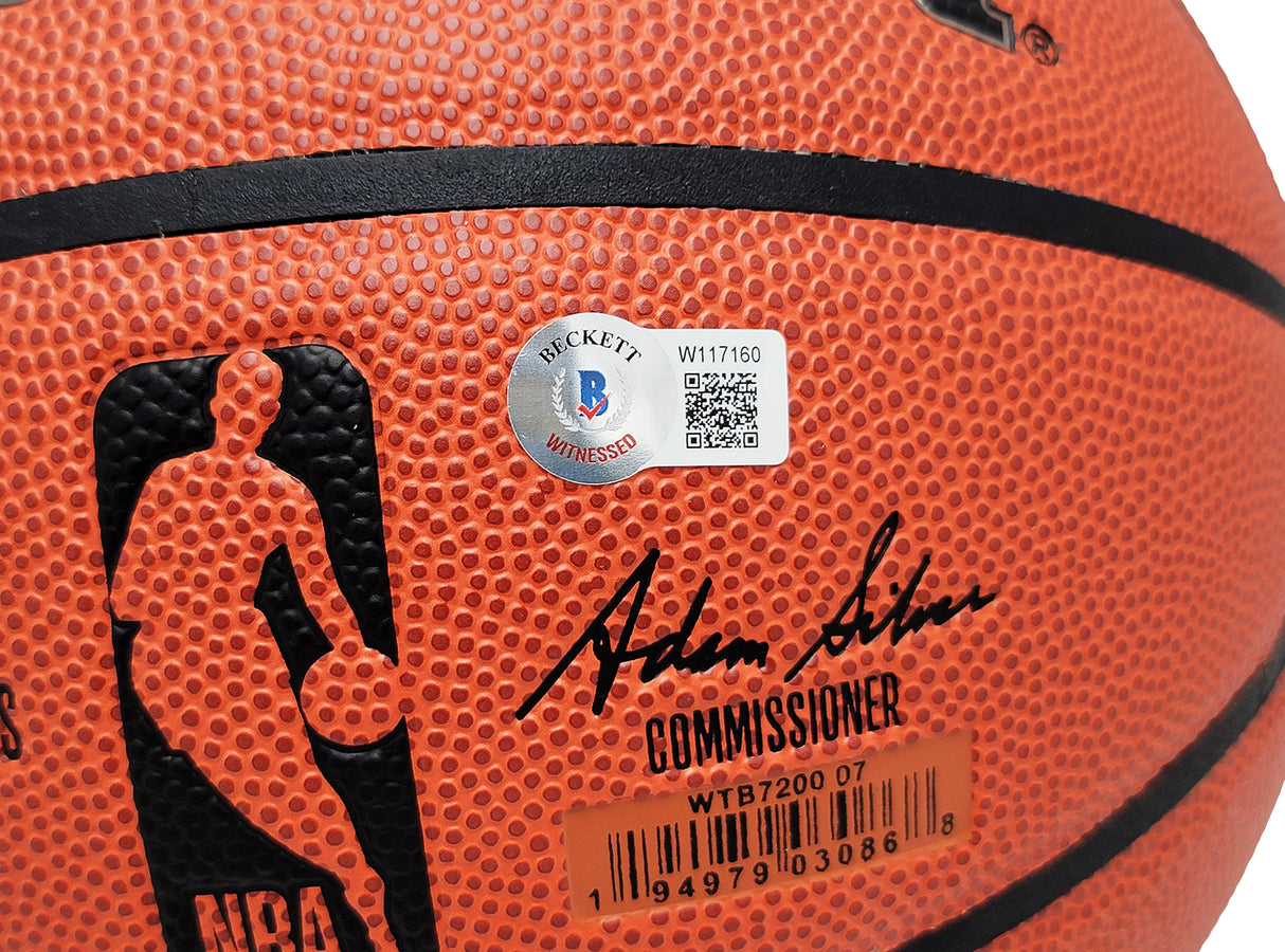 DeMar DeRozan Autographed Indoor Outdoor Authentic Game Series Basketball Chicago Bulls Beckett BAS Witness Stock #209346