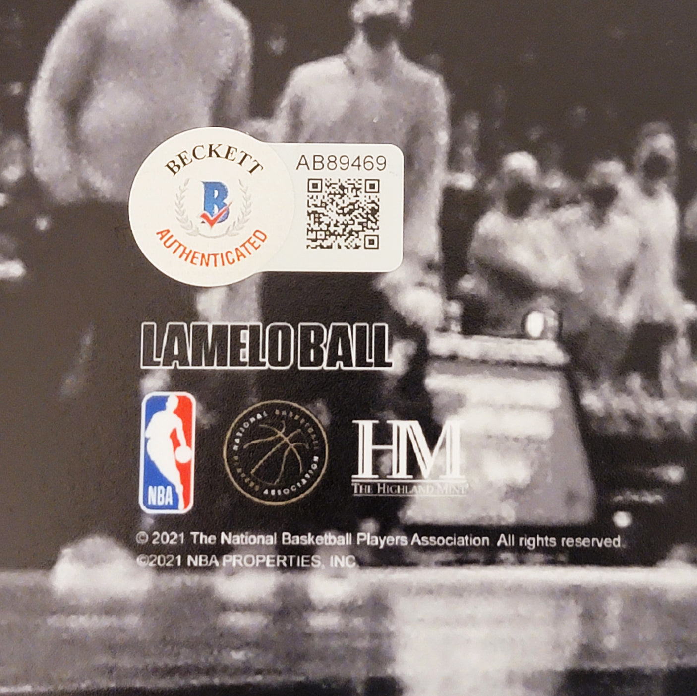LaMelo Ball Autographed 16x20 Photo Charlotte Hornets Beckett BAS QR Stock #209477