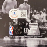 LaMelo Ball Autographed 16x20 Photo Charlotte Hornets Beckett BAS QR Stock #209477