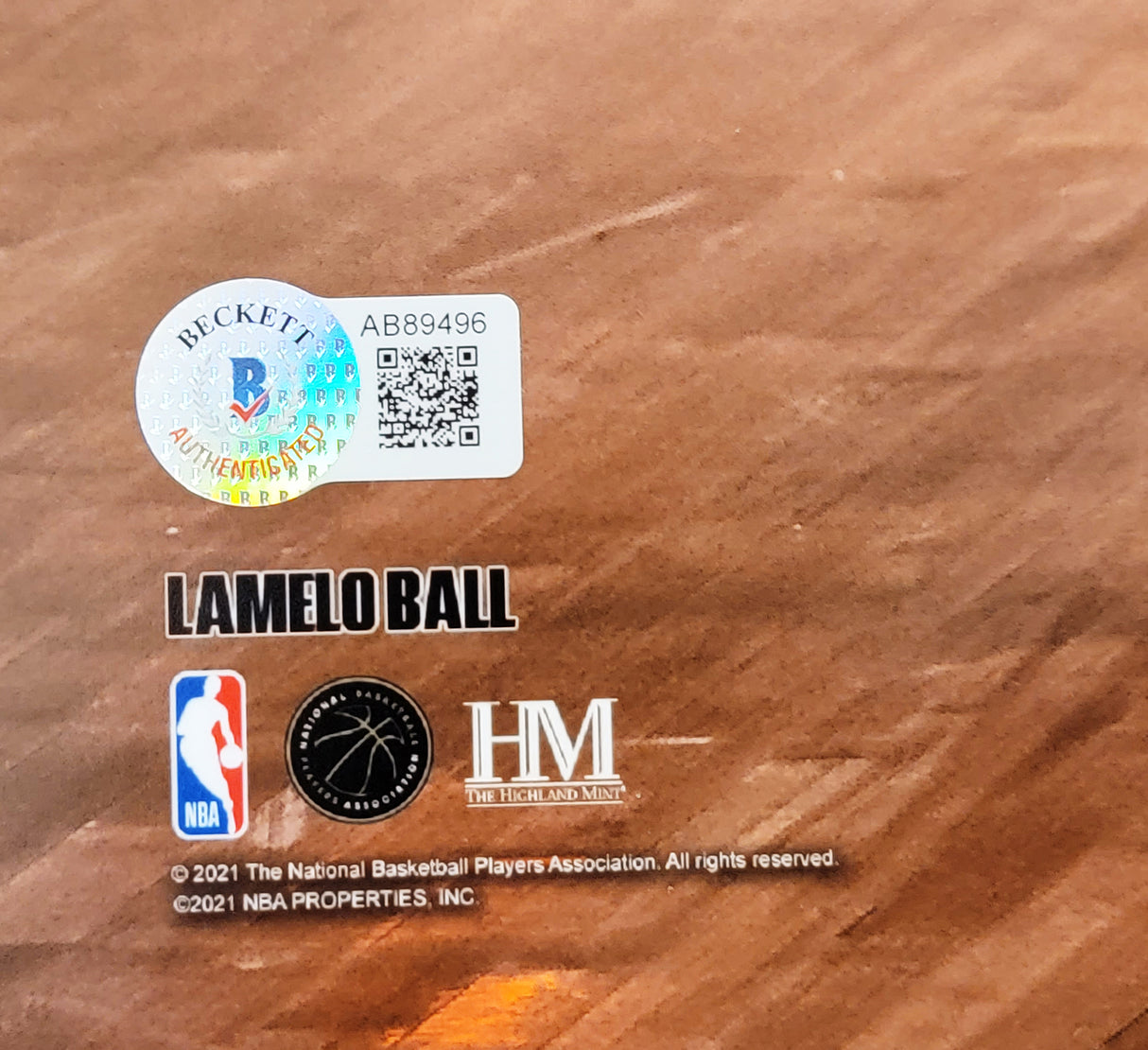 LaMelo Ball Autographed 16x20 Photo Charlotte Hornets Beckett BAS QR Stock #209478