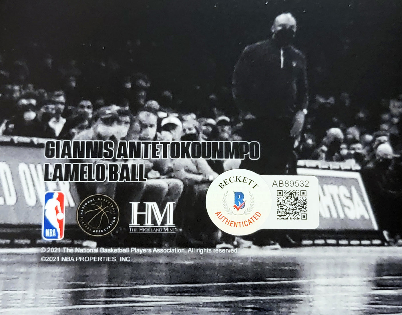LaMelo Ball Autographed 16x20 Photo Charlotte Hornets Beckett BAS QR Stock #209479