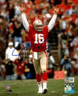 Joe Montana Autographed 8x10 Photo San Francisco 49ers Beckett BAS QR Stock #221161
