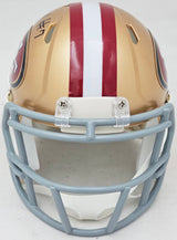Charvarius Ward Autographed San Francisco 49ers Gold Speed Mini Helmet Beckett BAS QR Stock #221167