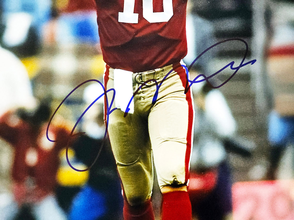Joe Montana Autographed 16x20 Photo San Francisco 49ers Beckett BAS QR Stock #221162