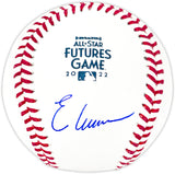 Elly De La Cruz Autographed 2022 Futures Game Logo MLB Baseball Cincinnati Reds Beckett BAS QR Stock #221139