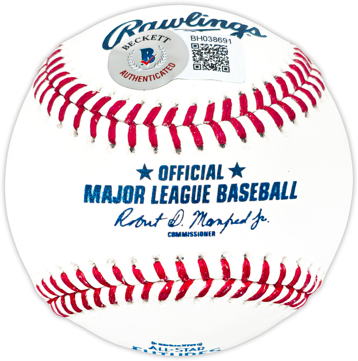 Elly De La Cruz Autographed 2022 Futures Game Logo MLB Baseball Cincinnati Reds Beckett BAS QR Stock #221139