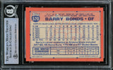 Barry Bonds Autographed 1991 Topps Card #570 Pittsburgh Pirates Beckett BAS #14612499