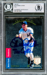 Derek Jeter Autographed 1993 Upper Deck SP Card #279 New York Yankees "The Captain" MLB Holo & Beckett BAS #14612502