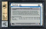 Fernando Tatis Jr. Autographed 2019 Topps Chrome Prizm Refractors Rookie Card #203 San Diego Padres BGS 9.5 Auto Grade Gem Mint 10 Beckett BAS #14984828