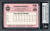 Charles Barkley Autographed 1984-85 Star Rookie Card #202 Philadelphia 76ers Vintage Signature Beckett BAS #14228688