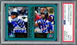 Albert Pujols & Ichiro Suzuki Autographed 2001 Topps Traded Rookie Card #T99 PSA 7 Auto Grade Gem Mint 10 "01 ROY" PSA/DNA #68585428