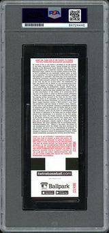 Julio Rodriguez Autographed MLB Debut Ticket Seattle Mariners Harmon Killebrew Statue Picture PSA/DNA #84724446