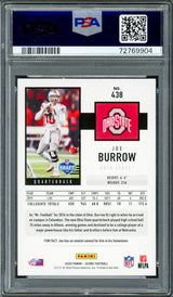 Joe Burrow Autographed 2020 Panini Score Rookie Card #438 Cincinnati Bengals Auto Grade Gem Mint 10 PSA/DNA #72769904