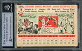 Ted Williams Autographed 1956 Topps Card #5 Boston Red Sox Beckett BAS #15600538