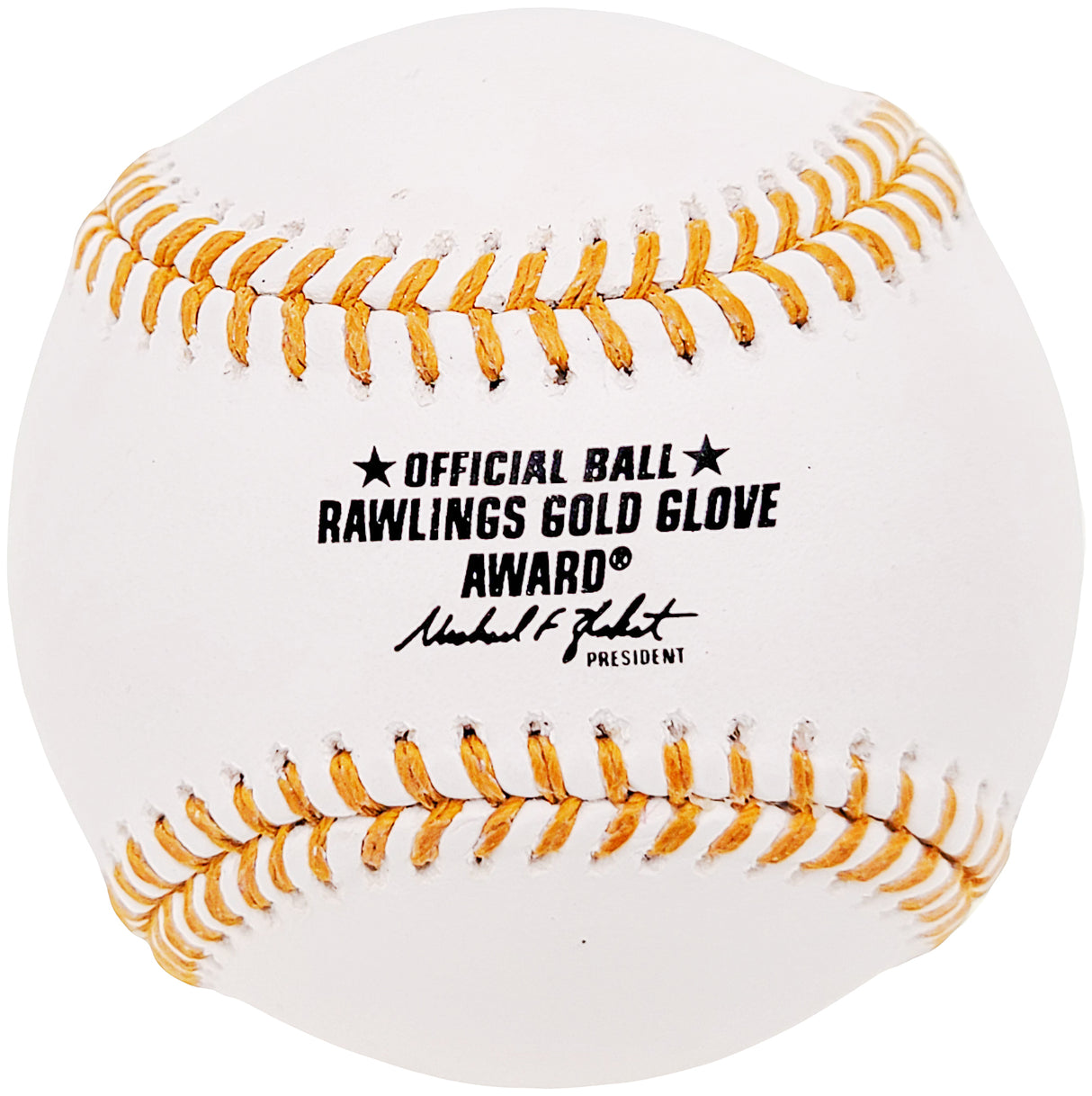 Cesar Geronimo Autographed Official Gold Glove MLB Baseball Cincinnati Reds "4x GG" Beckett BAS Witness Stock #209351