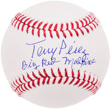 Tony Perez Autographed Official MLB Baseball Cincinnati Reds "Big Red Machine" Beckett BAS Witness Stock #209353