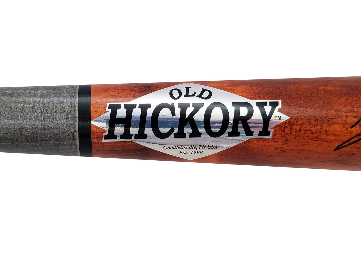 Kyle Tucker Autographed Brown Old Hickory Player Model Bat Houston Astros "2022 WS Champs" Beckett BAS Witness Stock #210077