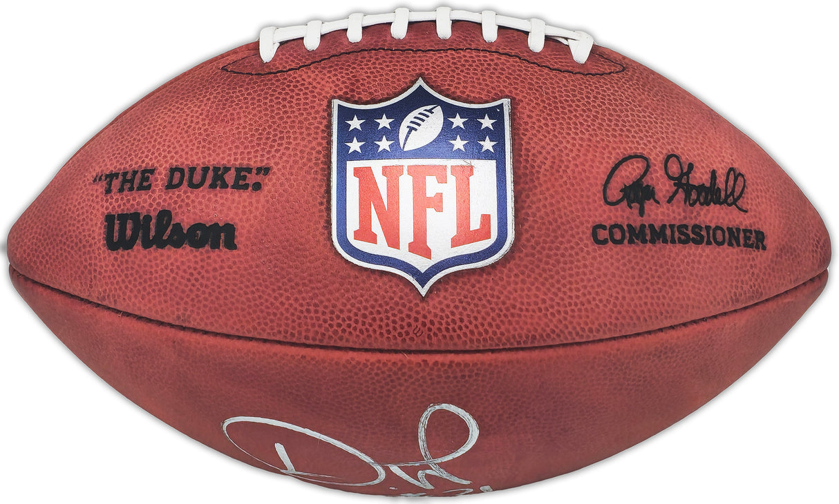 Devon Witherspoon Autographed Seattle Seahawks Official NFL Leather Color Shield Logo Football MCS Holo Stock #221352