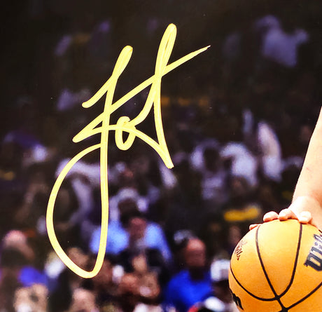 Nikola Jokic Autographed 16x20 Photo Denver Nuggets 2023 NBA Finals JSA Stock #221506