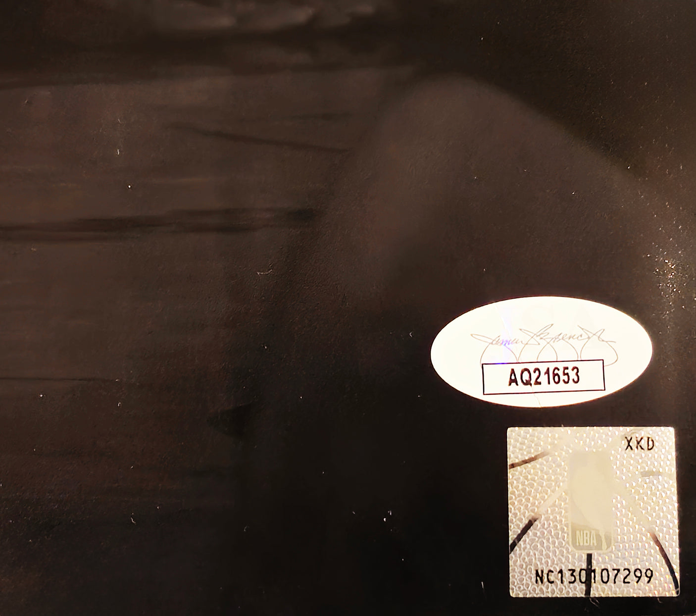 Nikola Jokic Autographed 16x20 Photo Denver Nuggets 2023 NBA Finals Spotlight JSA Stock #221507