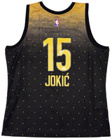 Denver Nuggets Nikola Jokic Autographed Black Authentic Mitchell & Ness HWC Swingman 2016 All Star Game World Jersey Size XL JSA Stock #221502