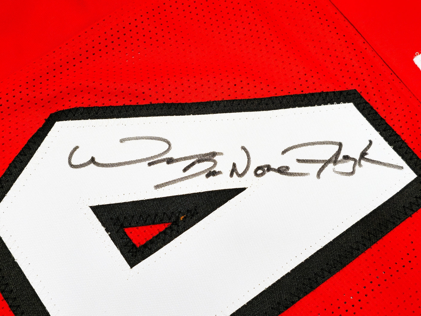 San Francisco 49ers William Floyd Autographed Red Jersey Beckett BAS QR Stock #221158