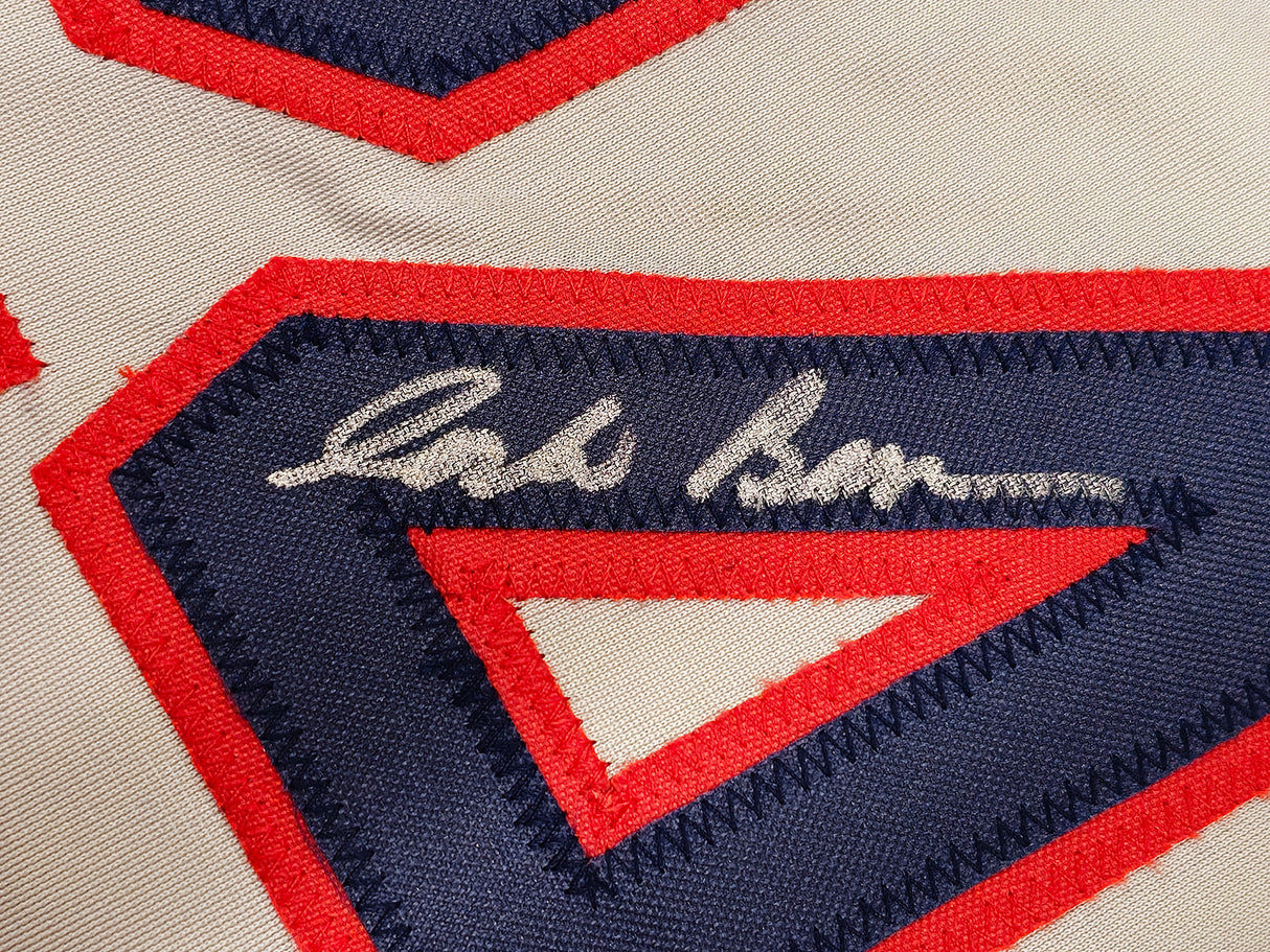 Major League Charlie Sheen, Corbin Bernsen & Tom Berenger Autographed Gray Jersey Beckett BAS Witness Stock #221308