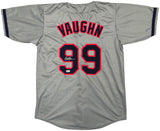 Charlie Sheen Autographed Gray Jersey Major League Ricky 'Wild Thing' Vaughn Beckett BAS Witness Stock #221306