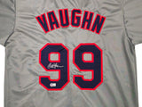 Charlie Sheen Autographed Gray Jersey Major League Ricky 'Wild Thing' Vaughn Beckett BAS Witness Stock #221306