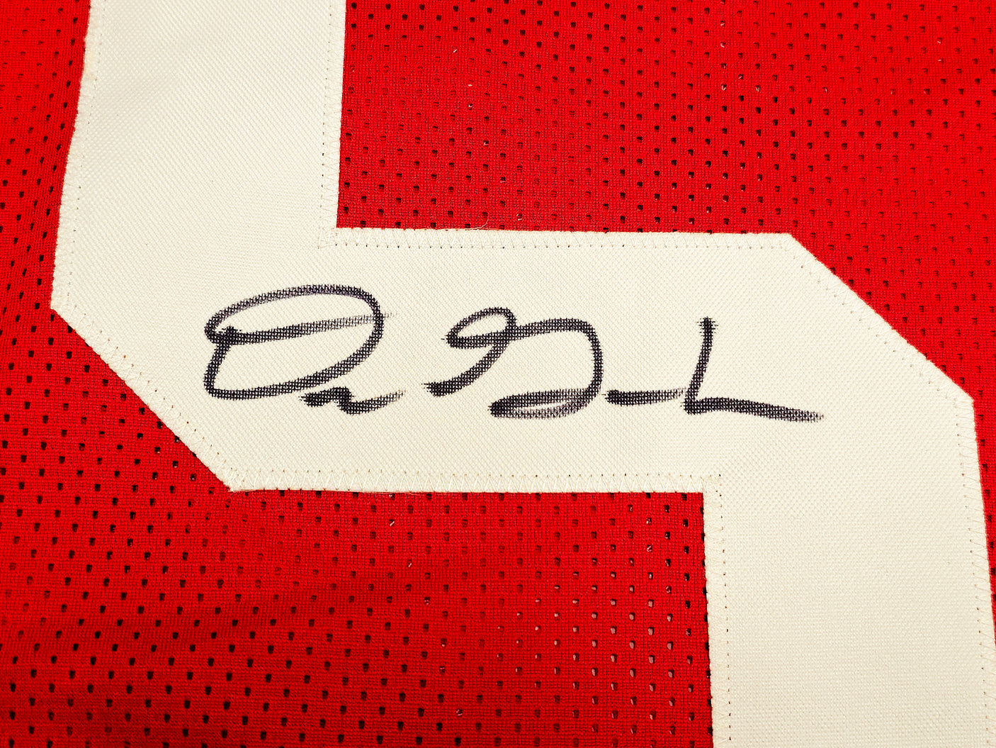San Francisco 49ers Dre Greenlaw Autographed Red Jersey Beckett BAS Witness Stock #221287