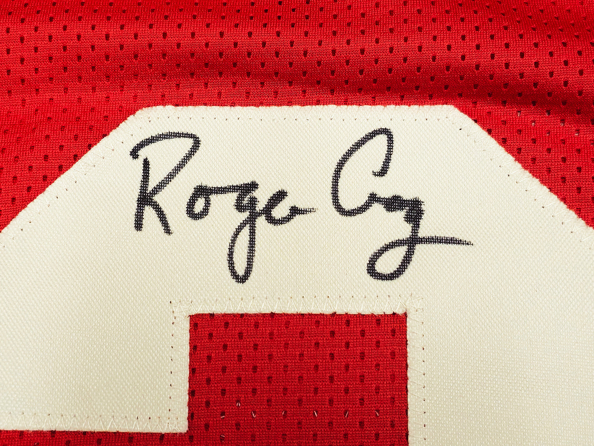 San Francisco 49ers Roger Craig Autographed Red Jersey Beckett BAS Witness Stock #221288