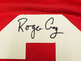 San Francisco 49ers Roger Craig Autographed Red Jersey Beckett BAS Witness Stock #221288