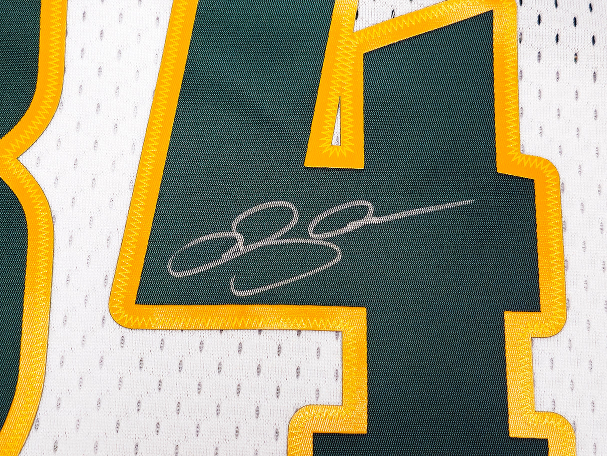 Seattle Sonics Ray Allen Autographed White Authentic Mitchell & Ness 2006-07 Ray Allen HWC Swingman Jersey Size XXL Beckett BAS Witness Stock #221296