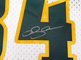 Seattle Sonics Ray Allen Autographed White Authentic Mitchell & Ness 2006-07 Ray Allen HWC Swingman Jersey Size XXL Beckett BAS Witness Stock #221296