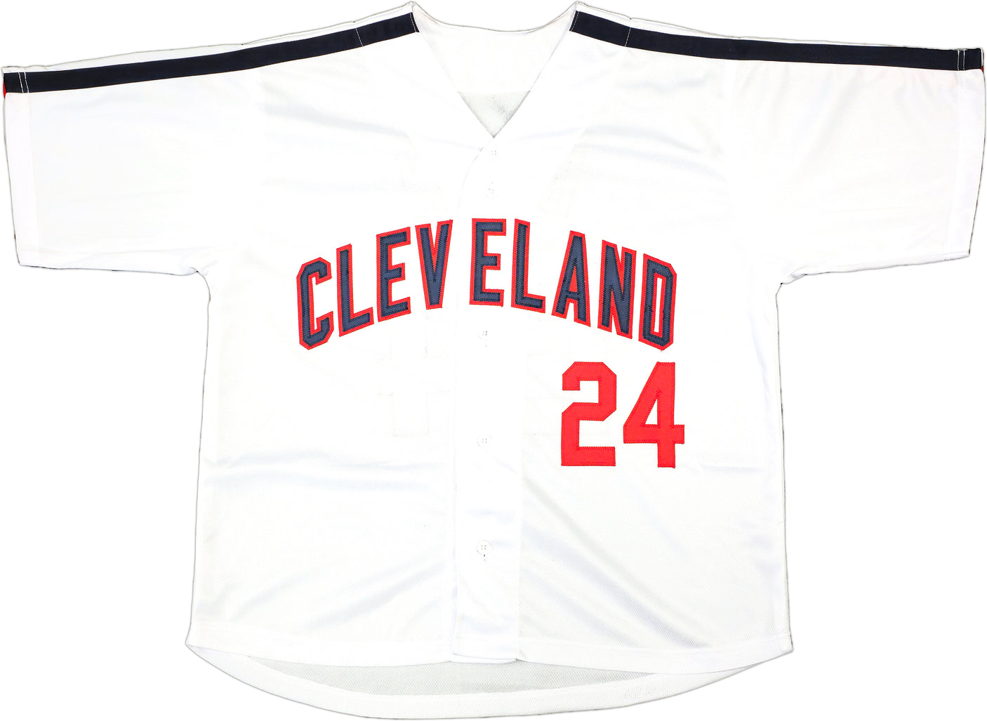 Corbin Bernsen Autographed White Jersey Major League Roger Dorn Beckett BAS Witness Stock #221301