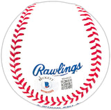 Josh Jung Autographed Official 2023 World Series Logo MLB Baseball Texas Rangers Beckett BAS Witness Stock #221328