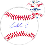 Josh Jung Autographed Official MLB Baseball Texas Rangers Beckett BAS Witness Stock #221367