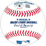 Josh Jung Autographed Official MLB Baseball Texas Rangers Beckett BAS Witness Stock #221367