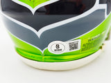 Kenneth Walker III Autographed Seattle Seahawks Flash Green Speed Mini Helmet Beckett BAS Witness Stock #235707