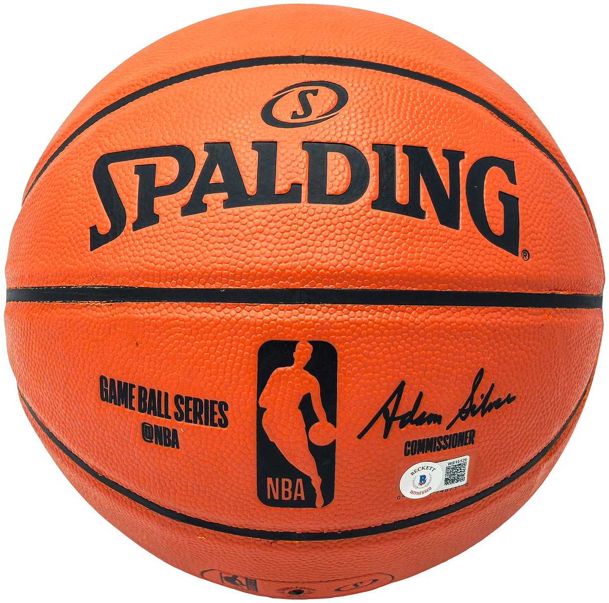 Shaquille Shaq O'Neal Autographed Official Spalding Official Game Ball Series Basketball Los Angeles Lakers Beckett BAS Witness Stock #235720