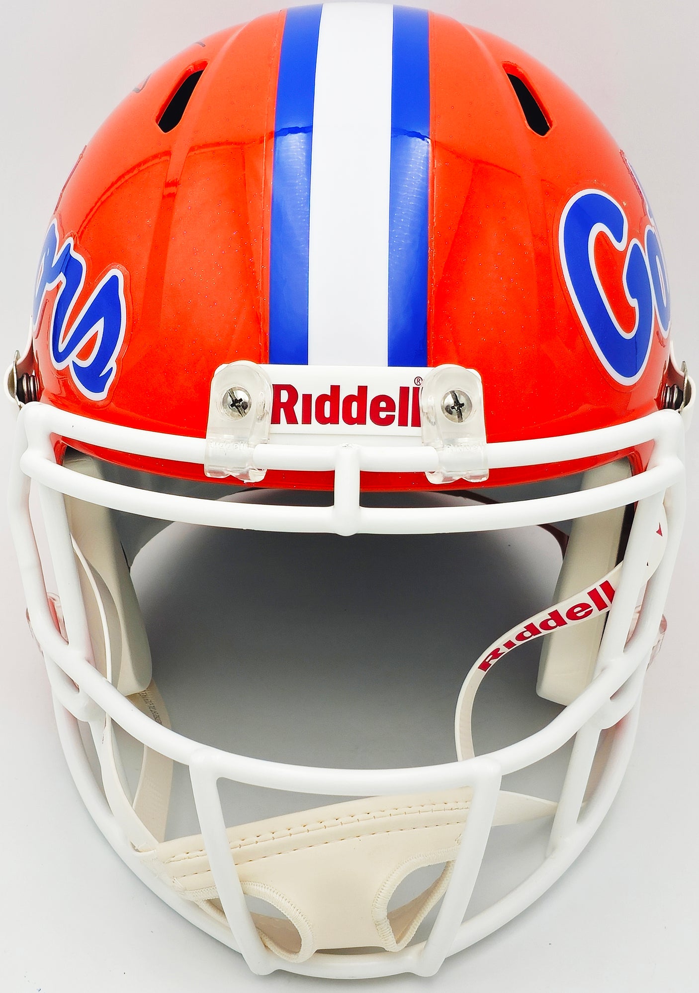 Steve Spurrier Autographed Florida Gators Orange Full Size Speed Replica Helmet Beckett BAS Witness Stock #236152