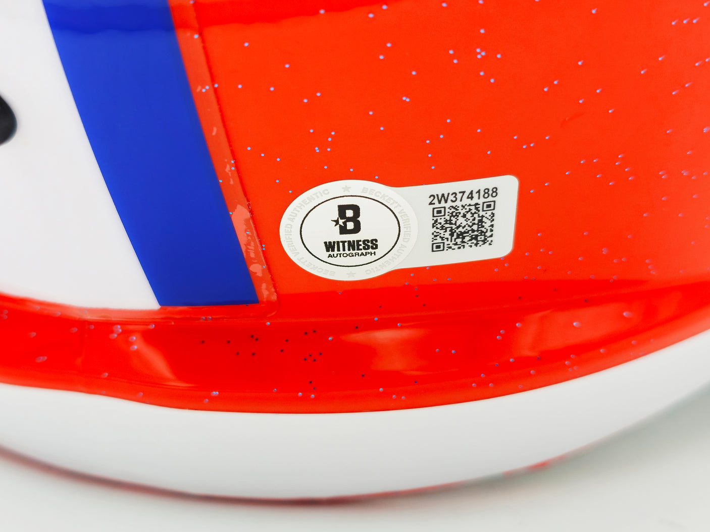 Steve Spurrier Autographed Florida Gators Orange Full Size Speed Replica Helmet Beckett BAS Witness Stock #236152