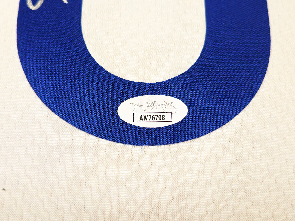 Golden State Warriors Stephen Curry Autographed White Nike Swingman Association Edition Jersey Size 48 JSA Stock #235681