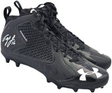 Tyler Lockett Autographed Black Under Armour Team Fierce MC Cleats Seattle Seahawks Size 11 MCS Holo Stock #236390