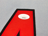 St. Louis Cardinals Yadier Molina Autographed Light Blue Nike Jersey Size L JSA Stock #236165