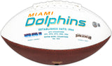 De'Von Achane Autographed Miami Dolphins White Logo Football Beckett BAS Witness Stock #221538