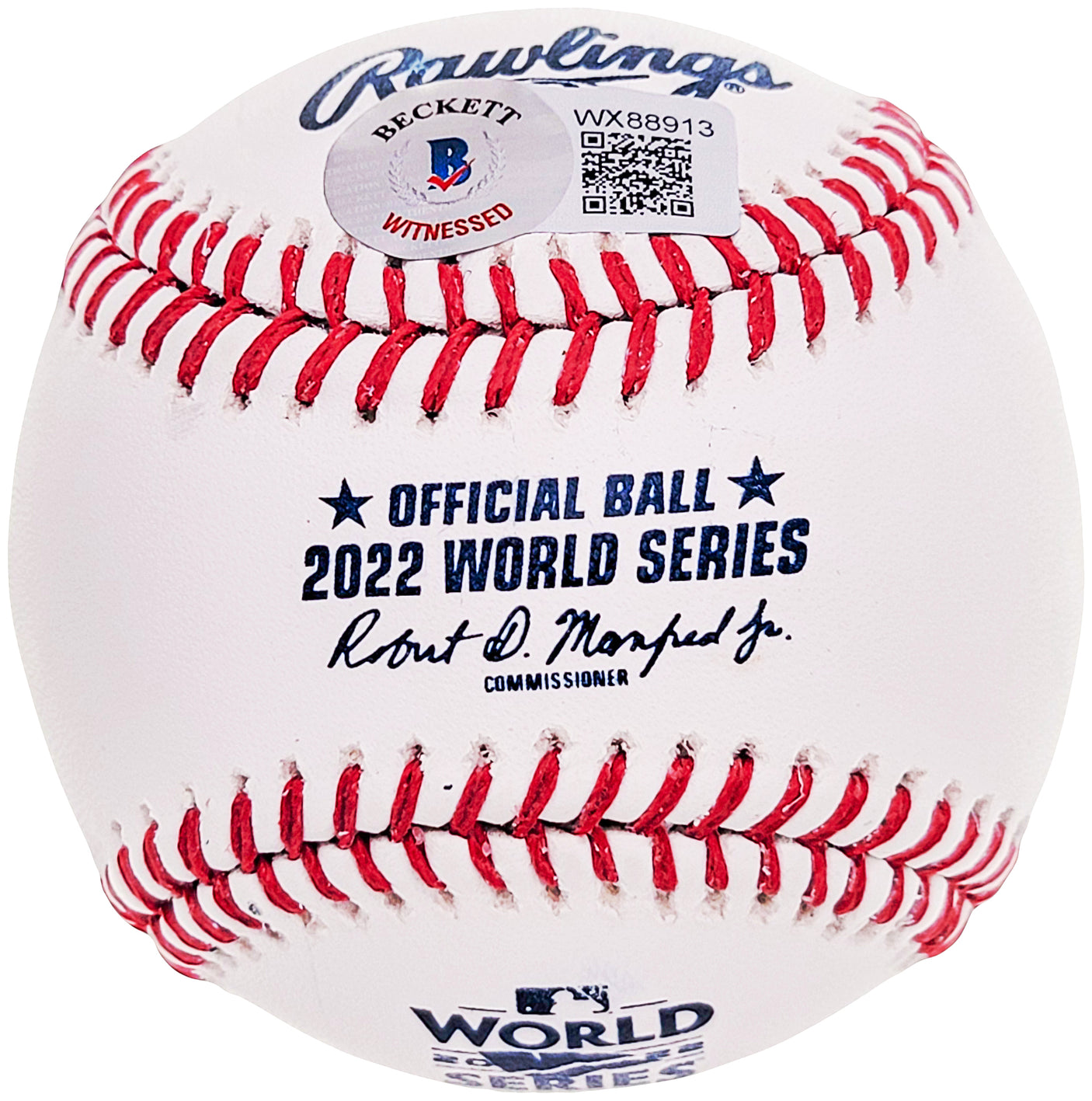 Lance McCullers Jr. Autographed Official 2022 World Series Logo MLB Baseball Houston Astros Beckett BAS Witness Stock #210128