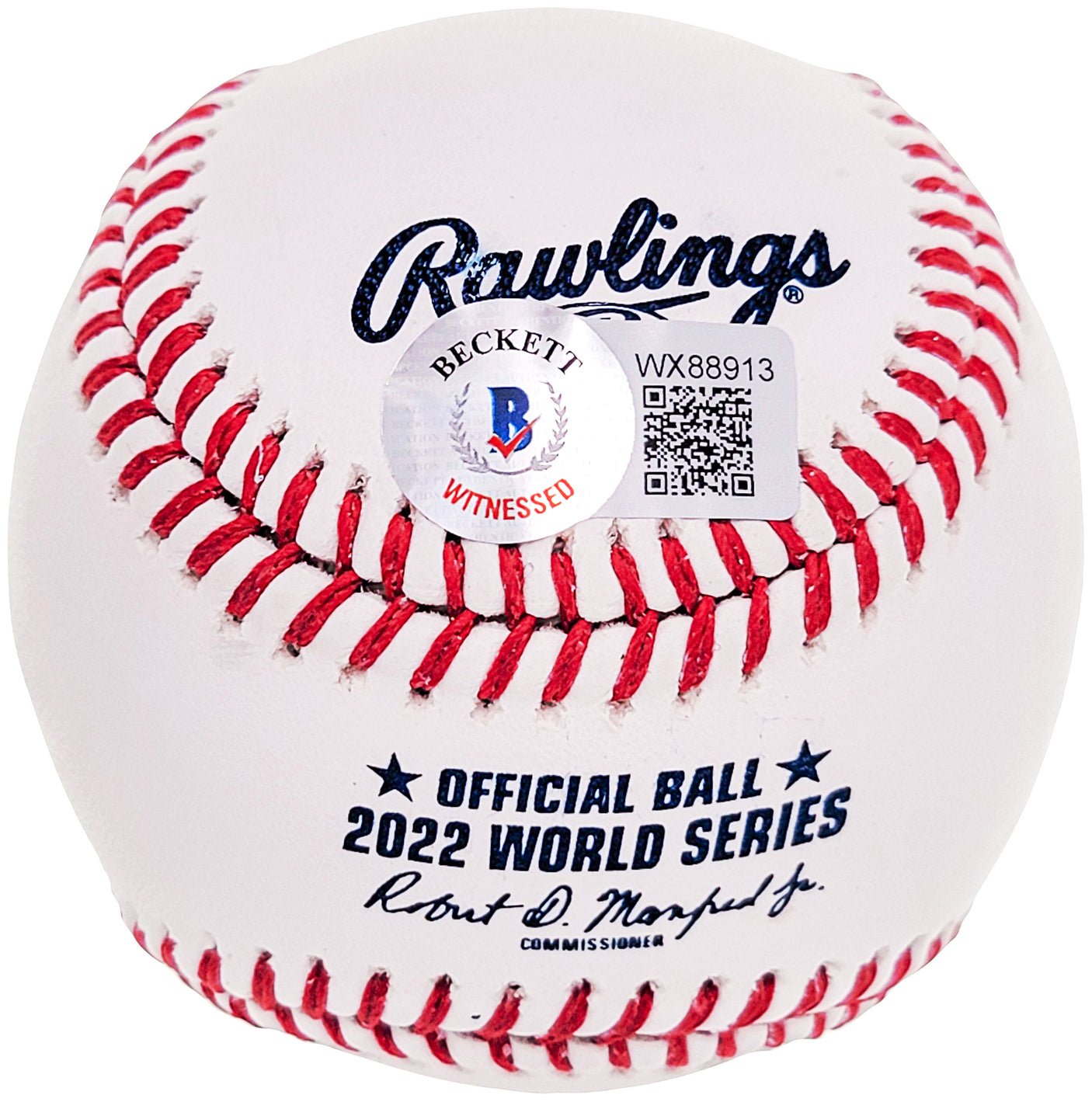 Lance McCullers Jr. Autographed Official 2022 World Series Logo MLB Baseball Houston Astros Beckett BAS Witness Stock #210128